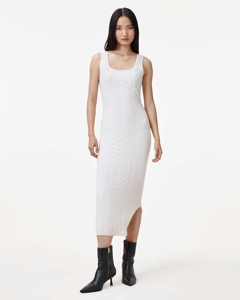 Muriel 2-In-1 Knitted Slim Midi Dress