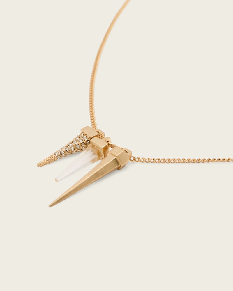 Laio Pave Spike Necklace