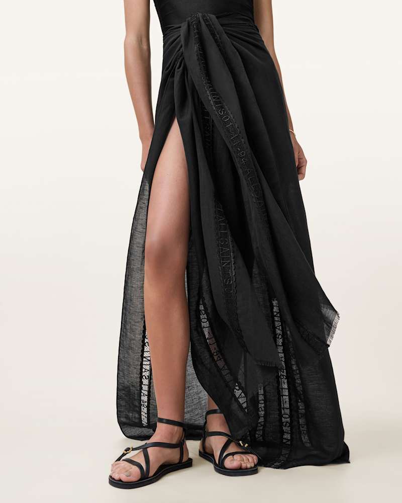 Anthea Lace Trimmed Ruana