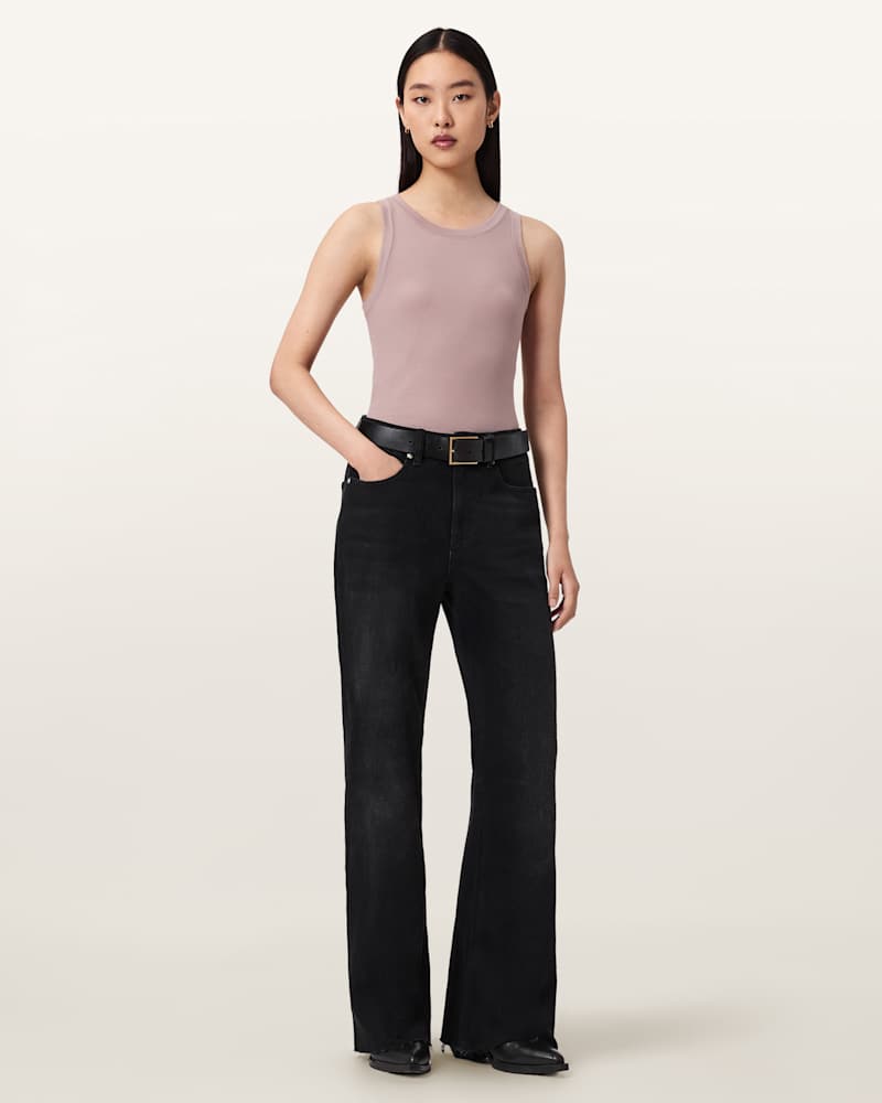 Rina Crew Neck Sleeveless Tank Top 