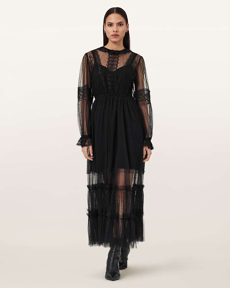 Nita Mesh Maxi Dress