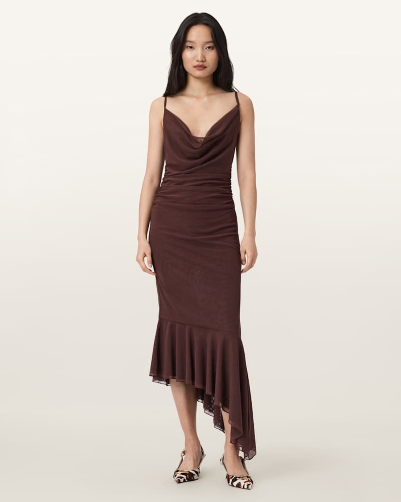 Bea Mesh Midi Dress
