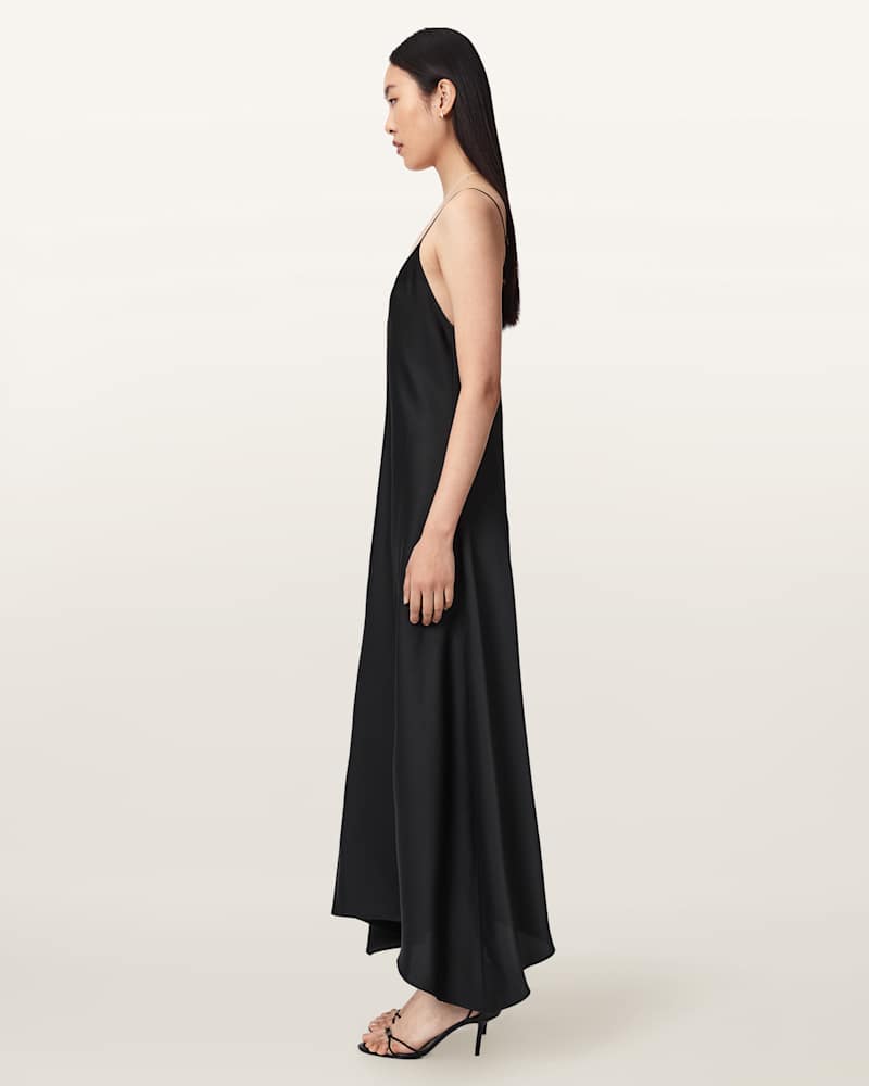 Leona V-Neck Maxi Slip Dress