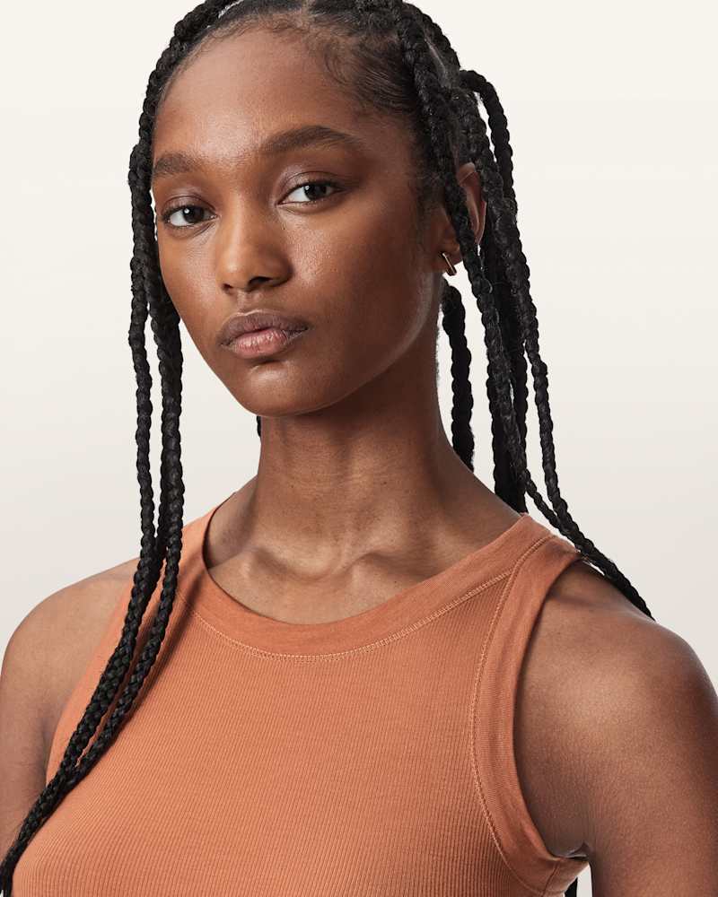 Rina Crew Neck Sleeveless Tank Top