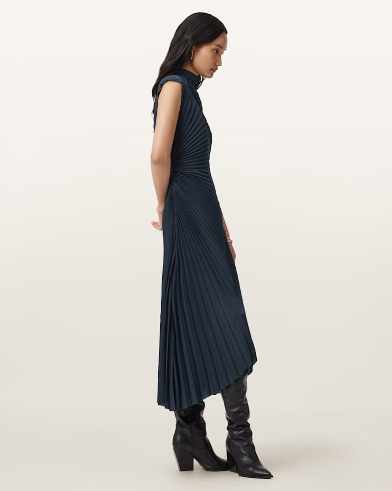 Rayanna Pleated Midi Dress