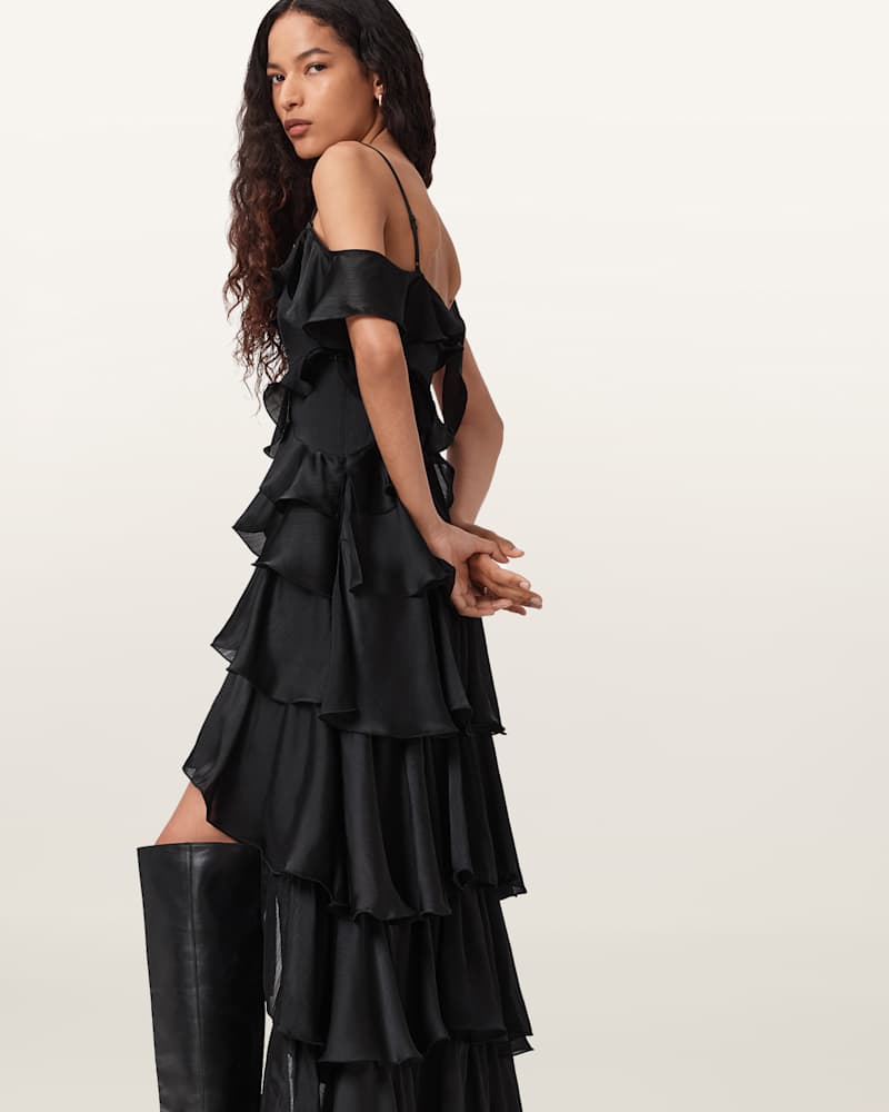 Sienna Ruffle Maxi Dress