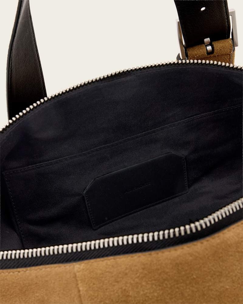 Ares Suede Shoulder Bag