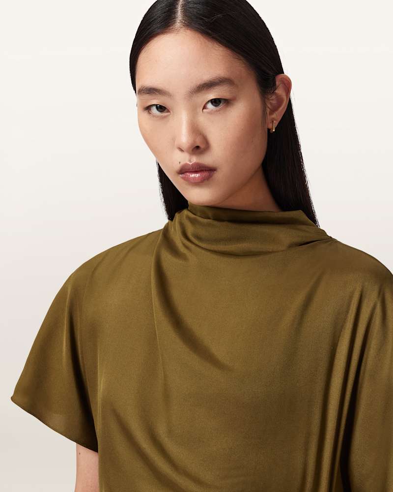 Rosie Silk Blend Midi Dress