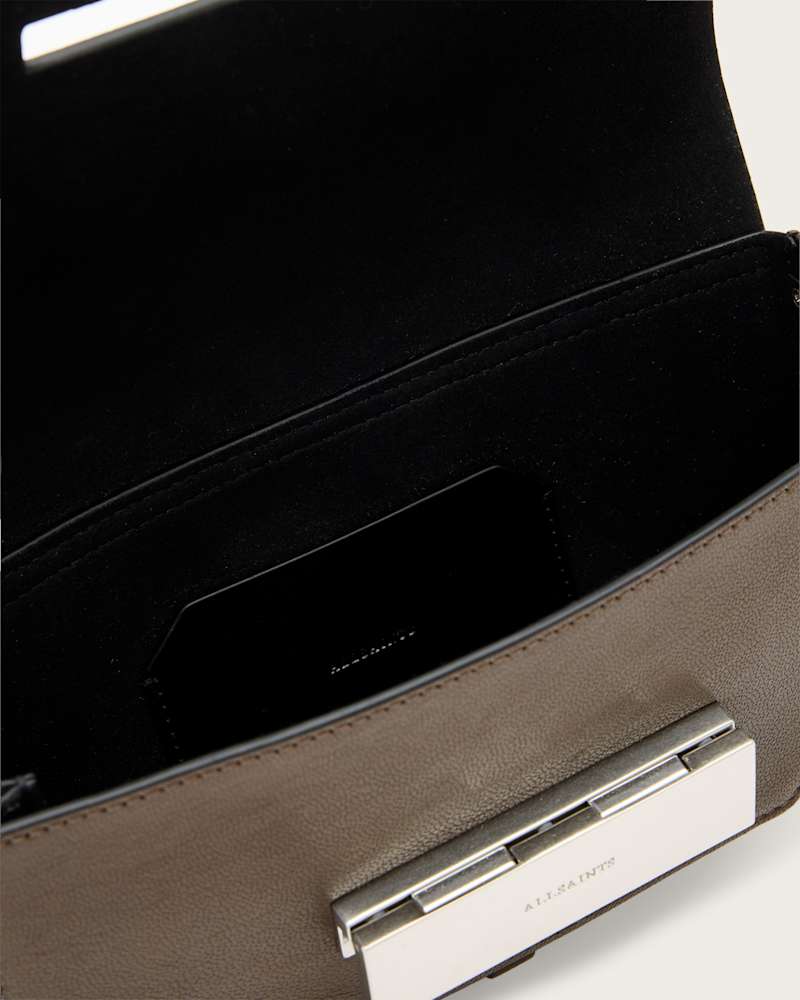 Etta Leather Satchel Crossbody Bag