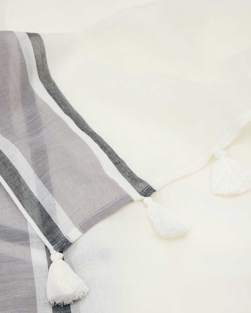 Caty Wraparound Wool Blend Pareo