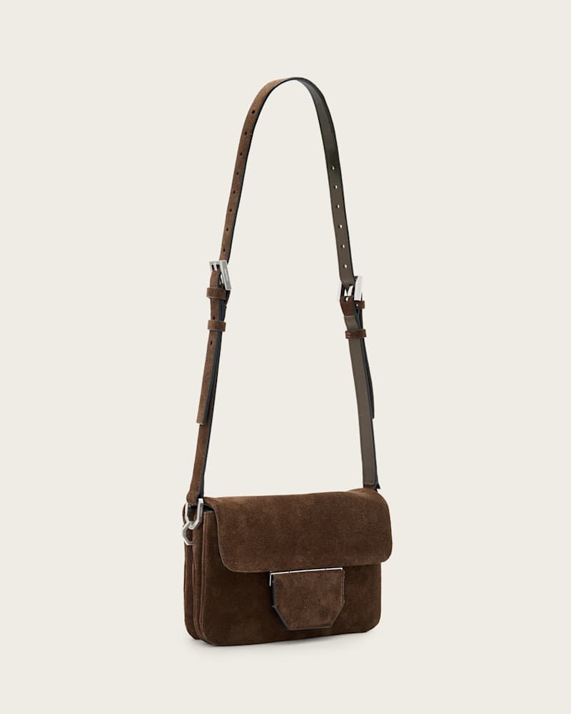 Jupiter Suede Crossbody Bag