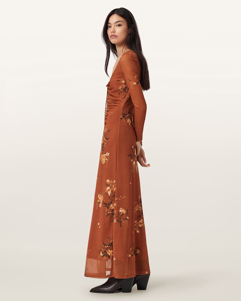 Gabby Mesh Maxi Dress