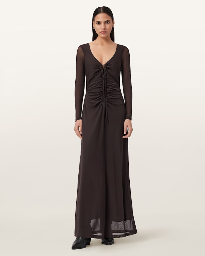 Gabby Mesh Maxi Dress