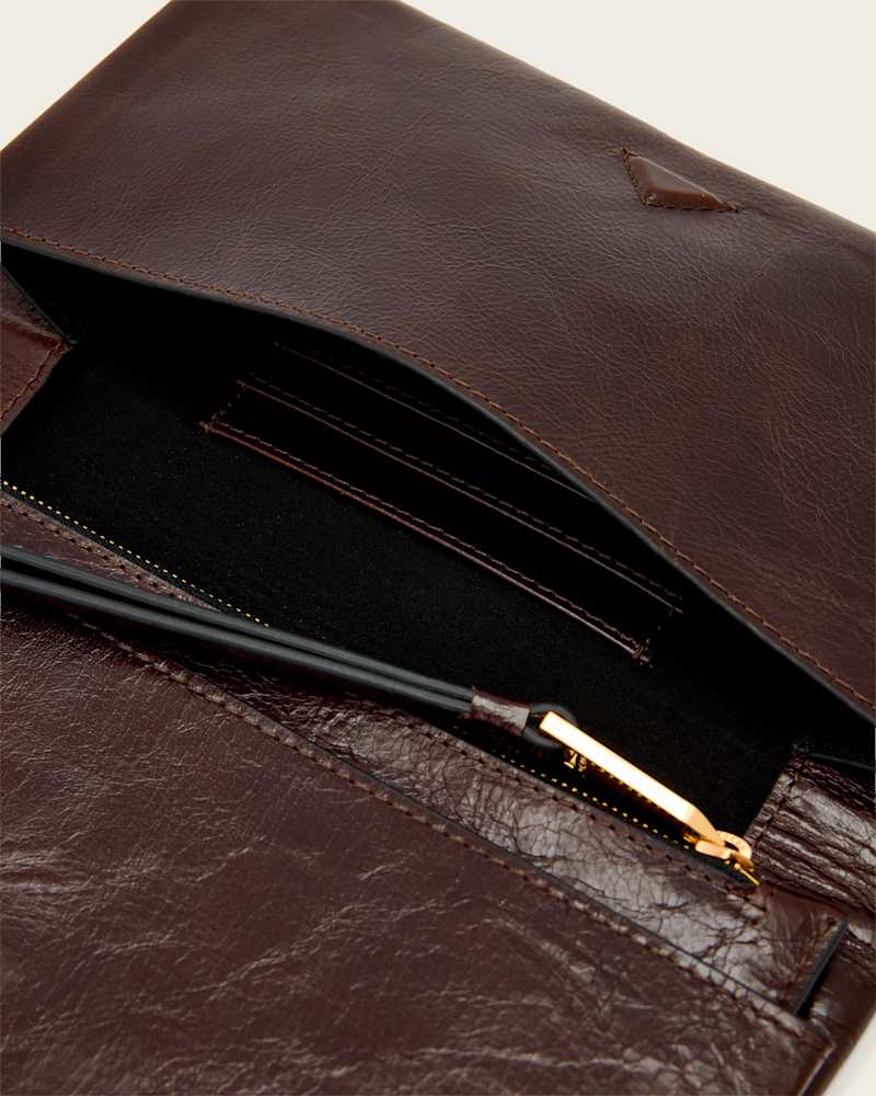 Harluna Leather Clutch Bag