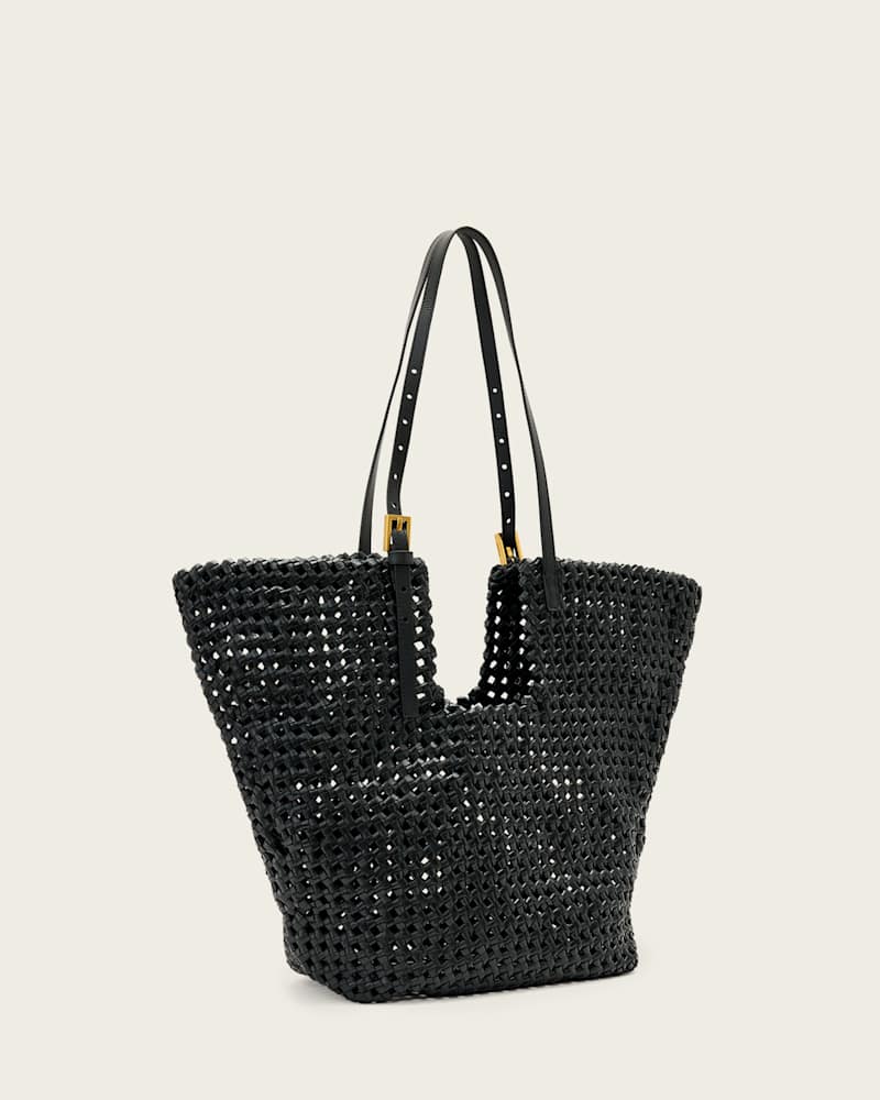 Ara Leather Knotted Tote Bag