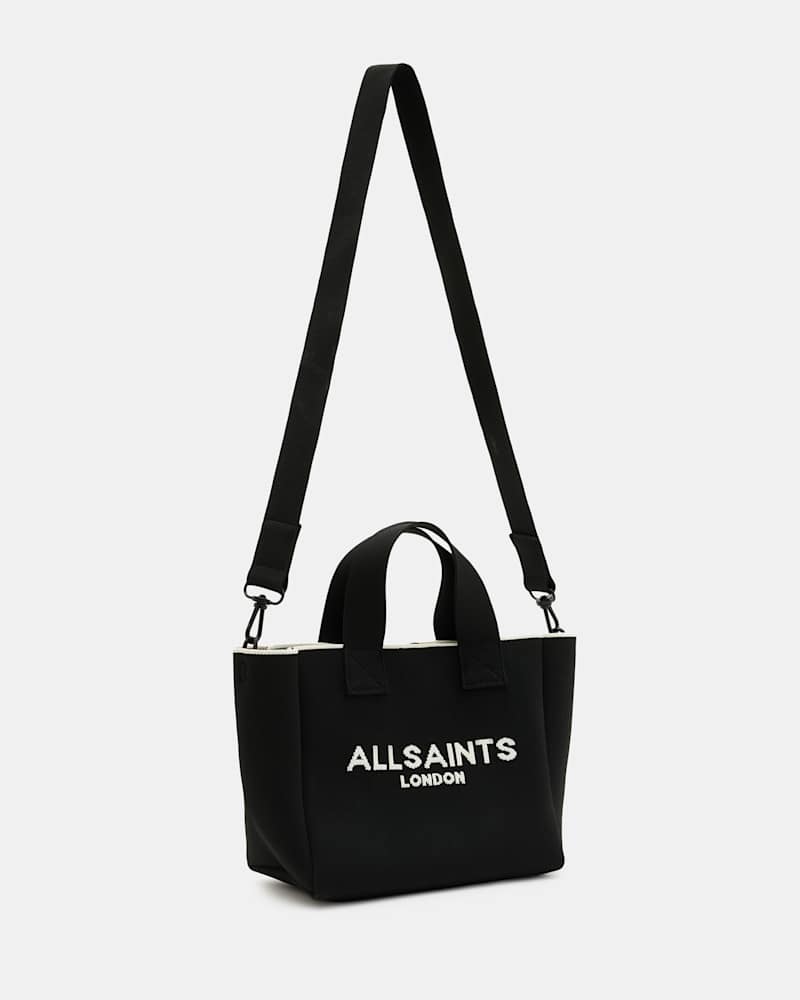 Izzy Logo Print Knitted Mini Tote Bag