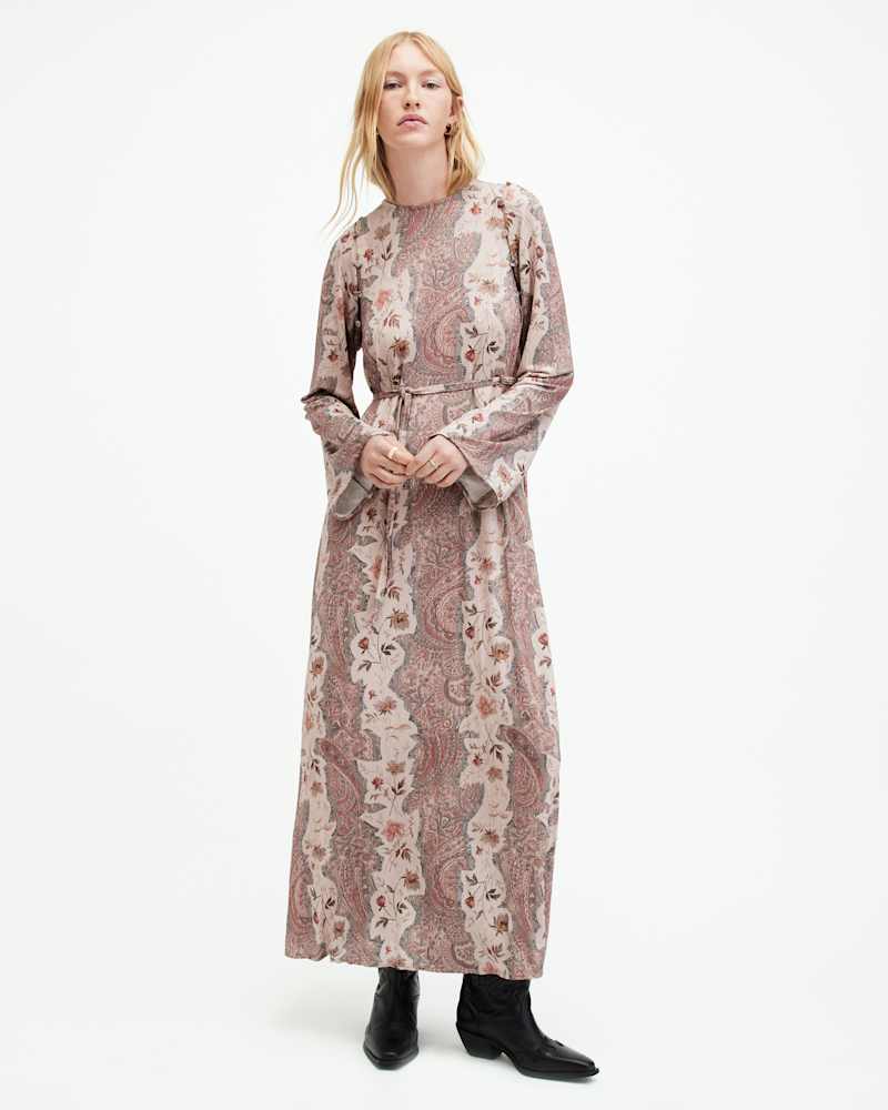 Susannah Cascade Paisley Maxi Dress