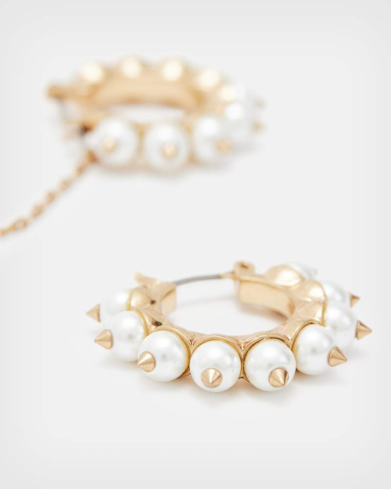Dana Pearl Hoop Earring Cuff