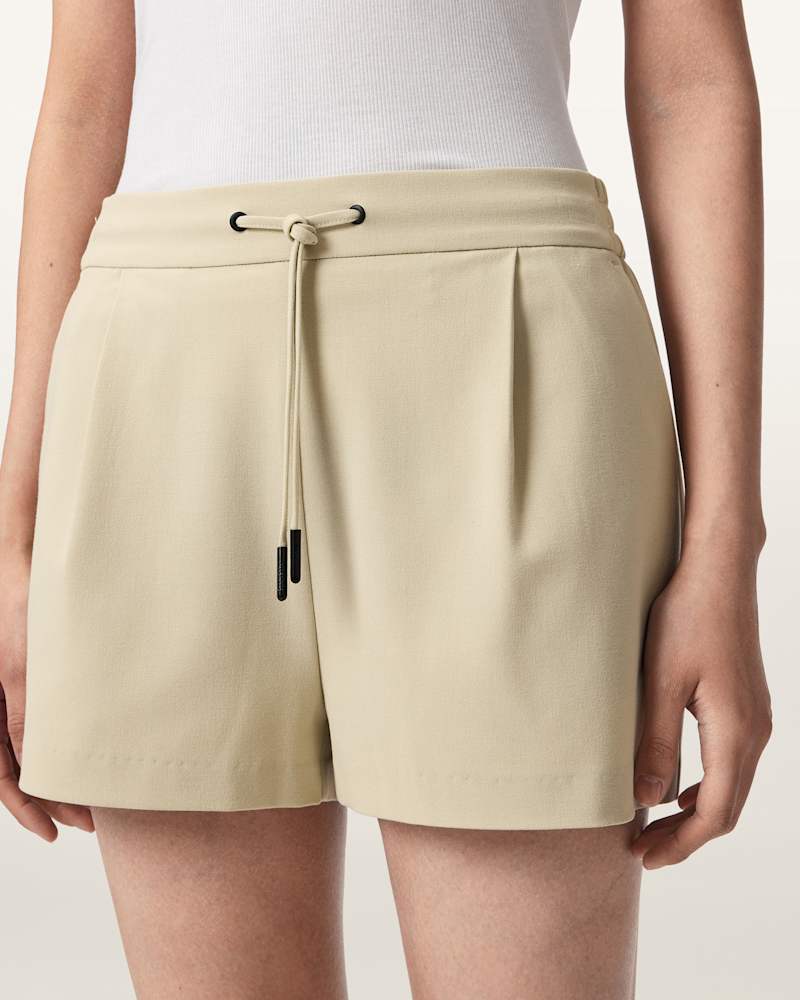 Aleida Drawcord Waist Tailored Shorts