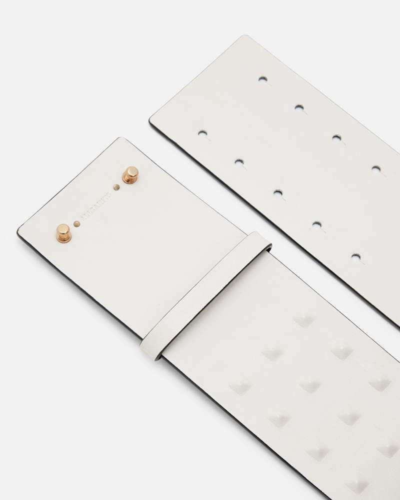 Lara Studded Leather Waist Belt