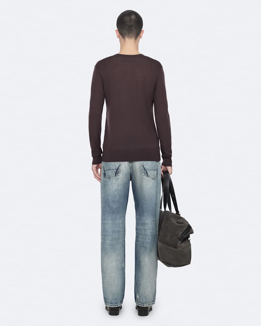 Mode Merino Crew Neck Ramskull Jumper