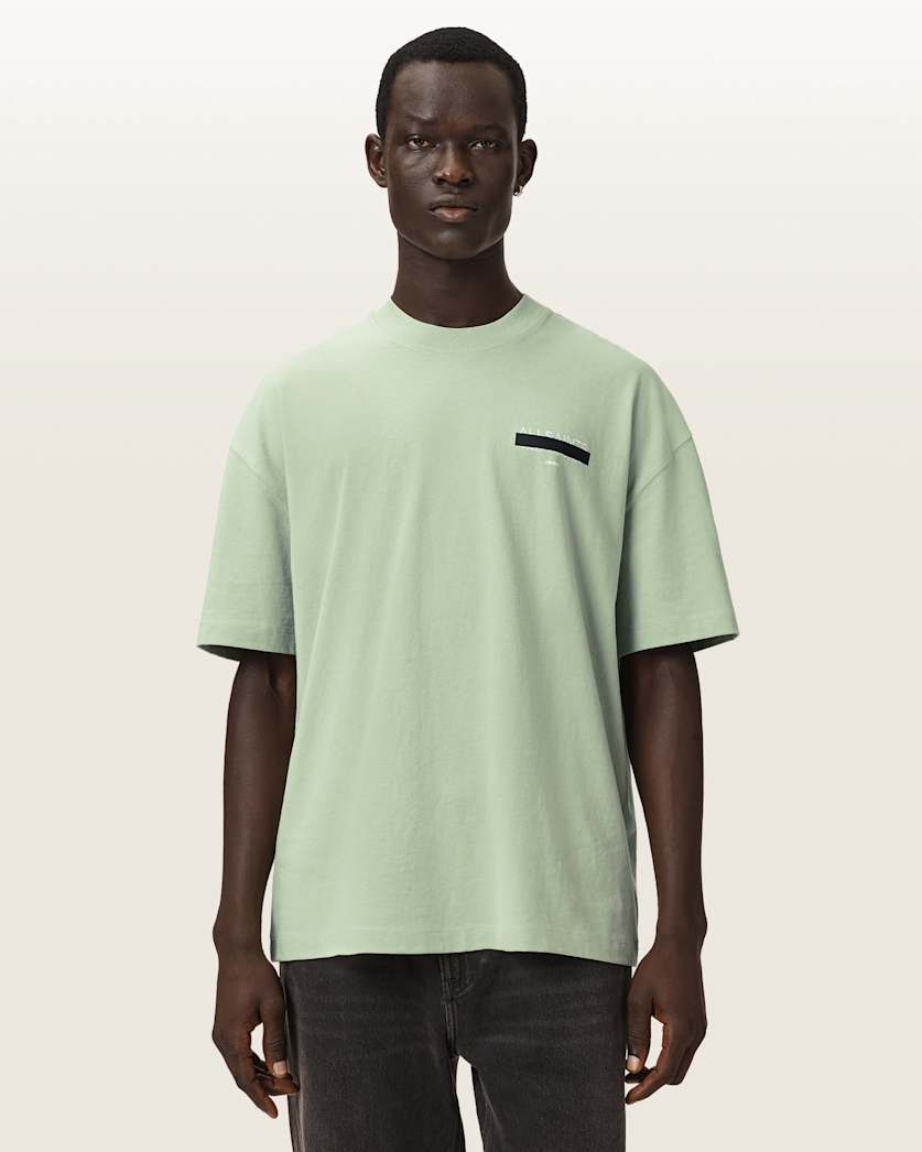 Redact Oversized Embroidered Logo T-Shirt