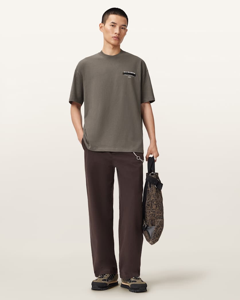 Redact Oversized Embroidered Logo T-Shirt