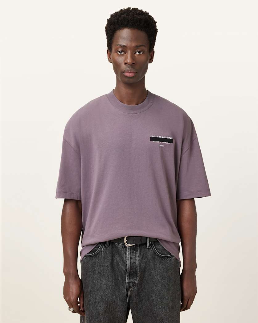 Redact Oversized Embroidered Logo T-Shirt