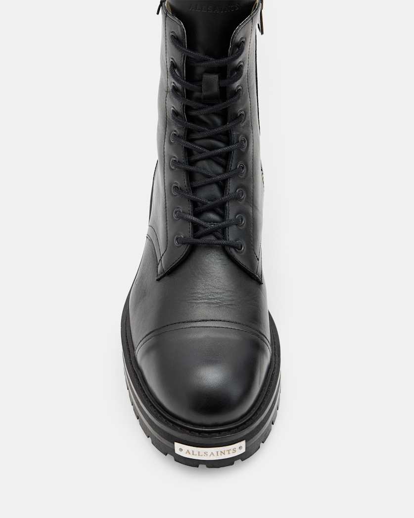 Hank Chunky Leather Boots