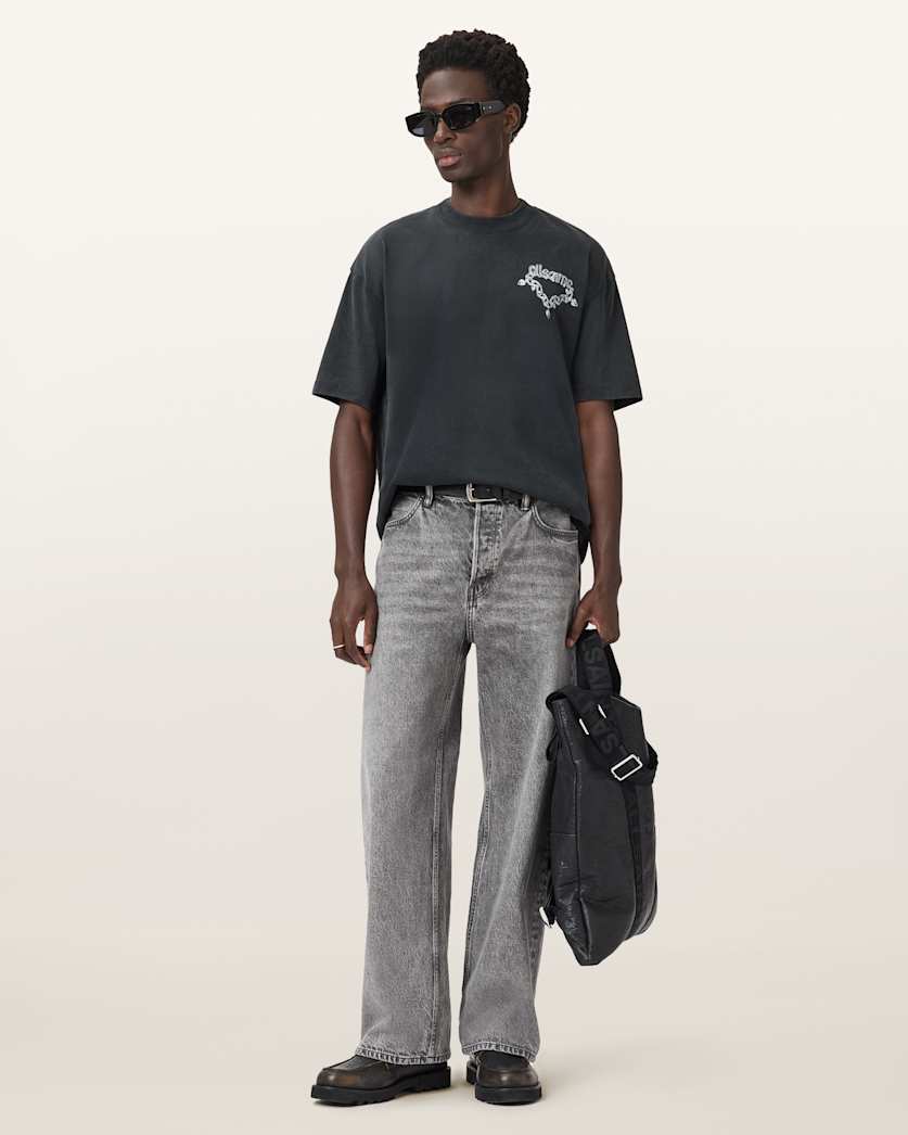 Drip Short Sleeve Oversized T-Shirt