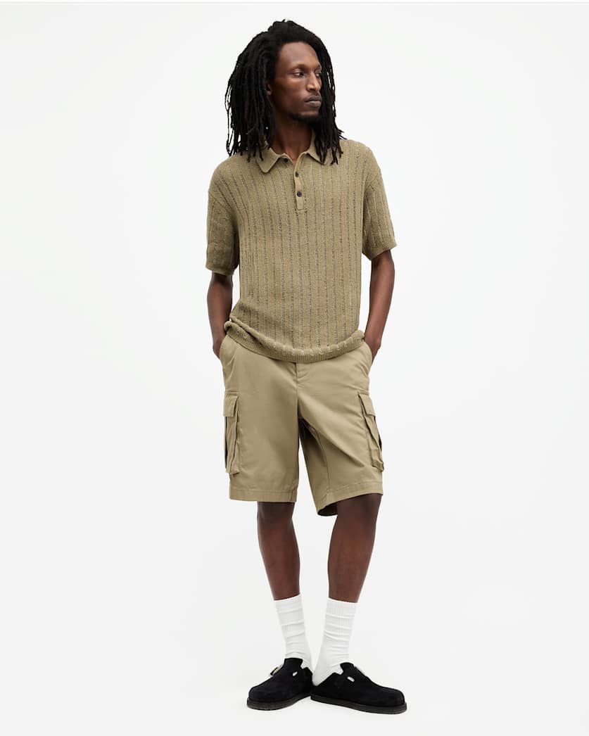 Miller Open Stitch Relaxed Fit Polo Shirt
