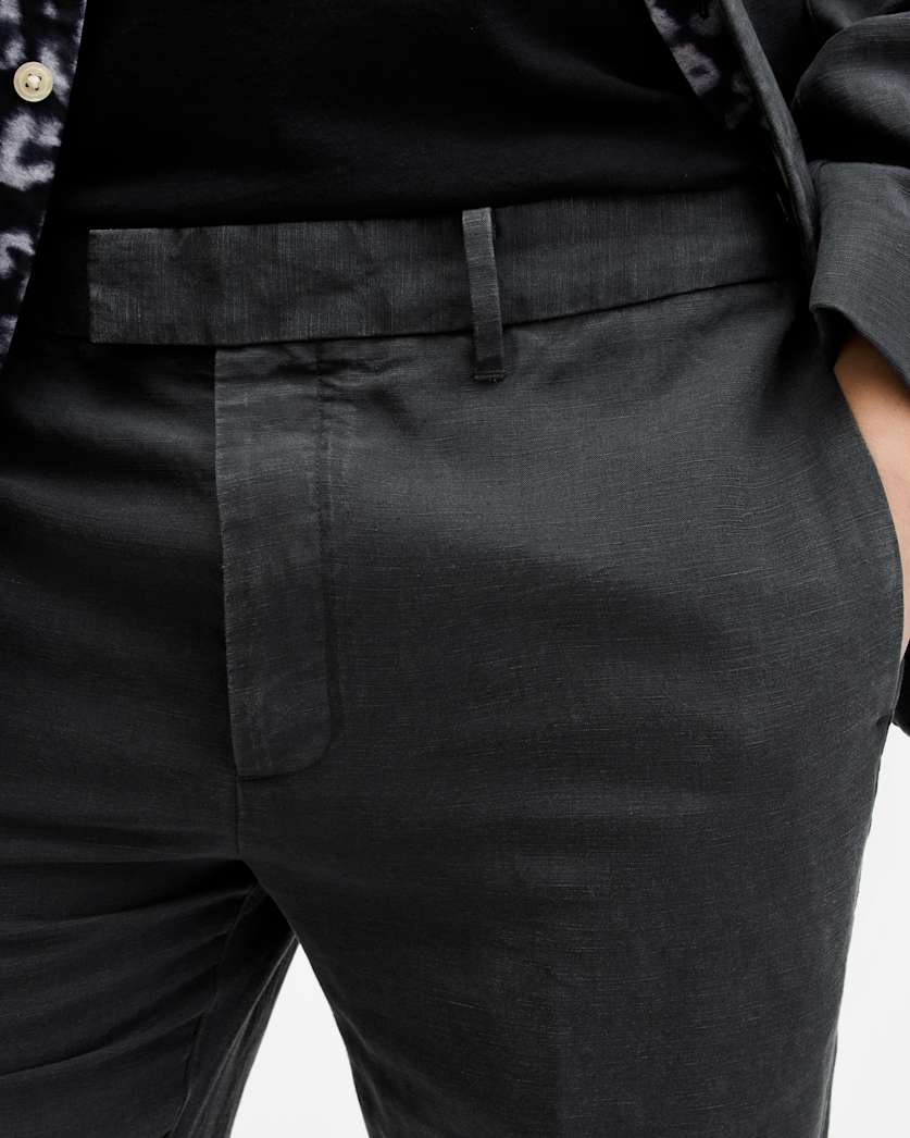 Tansey Straight Leg Garment Washed Trousers