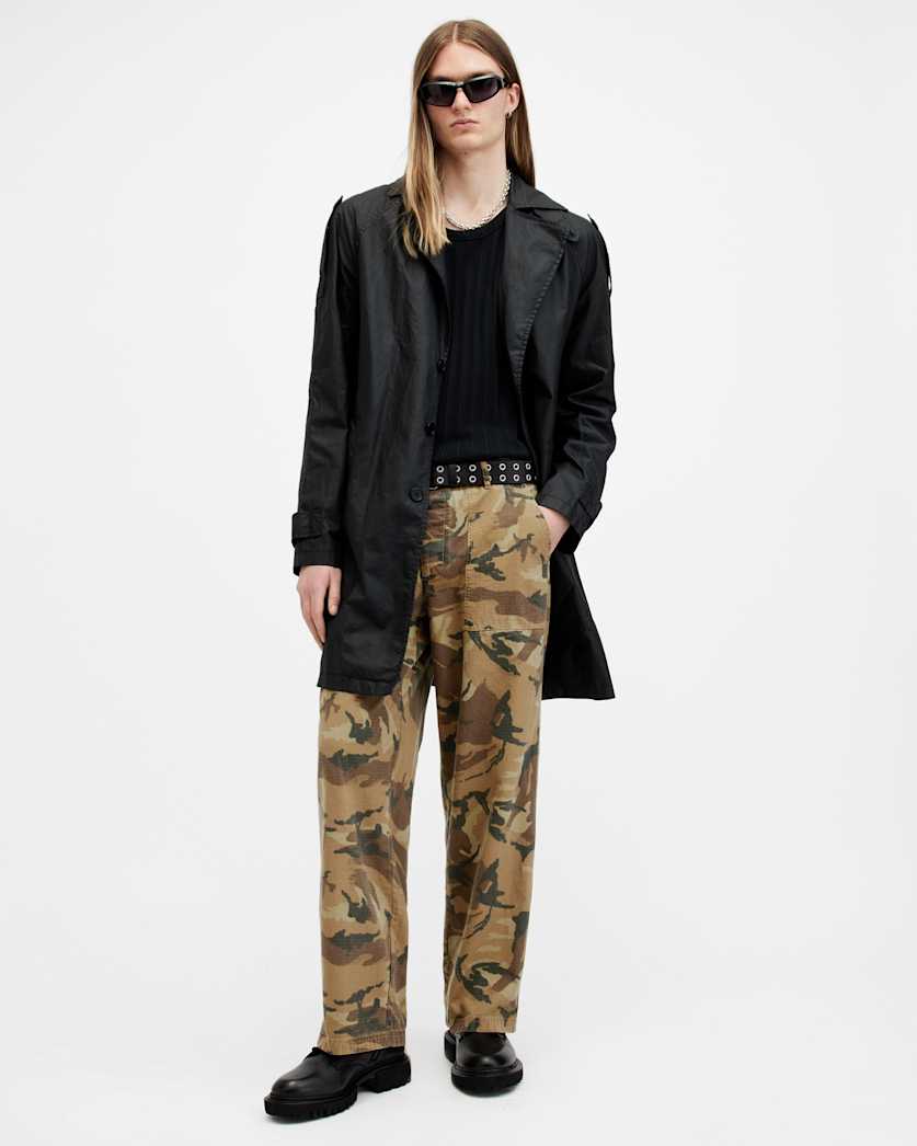 Gaspar Camouflage Relaxed Fit Trousers