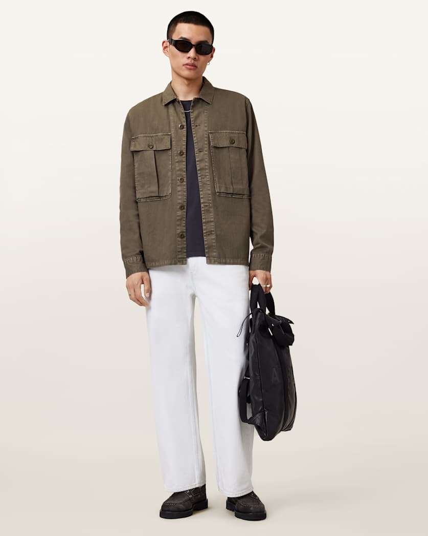 Albyn Long Sleeve Cotton Shirt