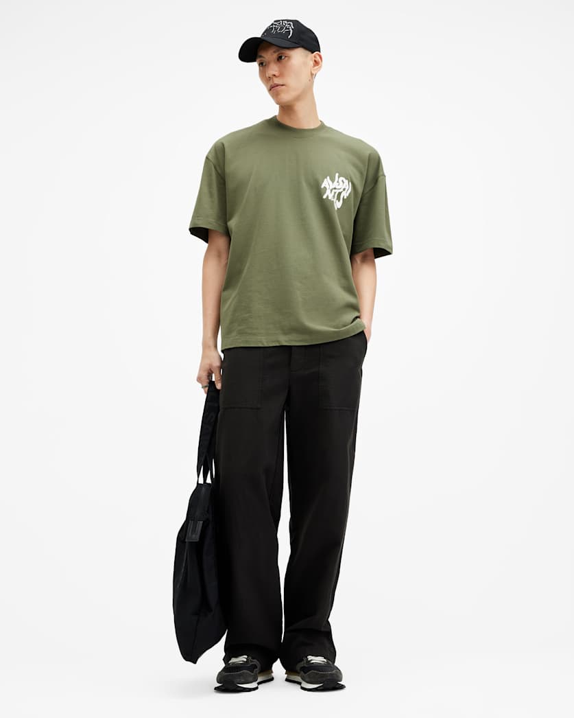 Orlando Logo Print Oversized T-Shirt
