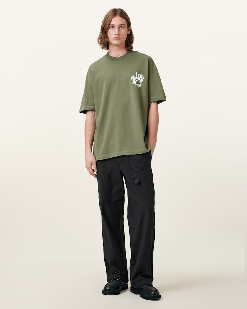Orlando Logo Print Oversized T-Shirt