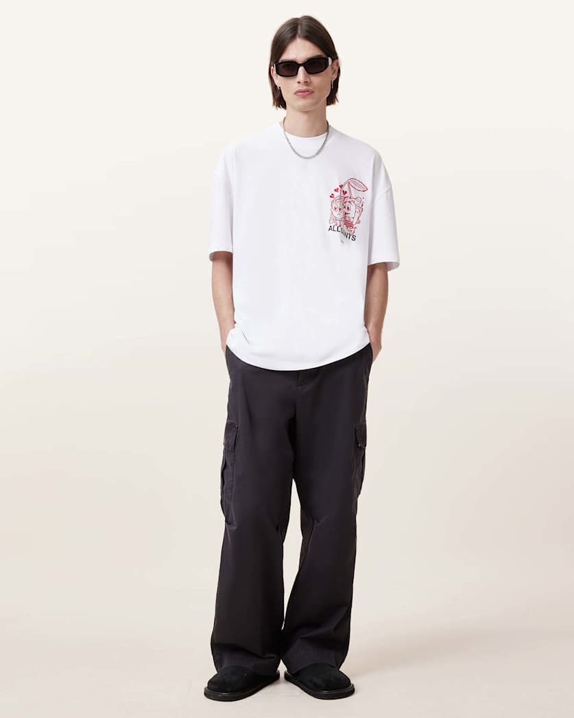 Break Up Oversized Crew Neck T-Shirt