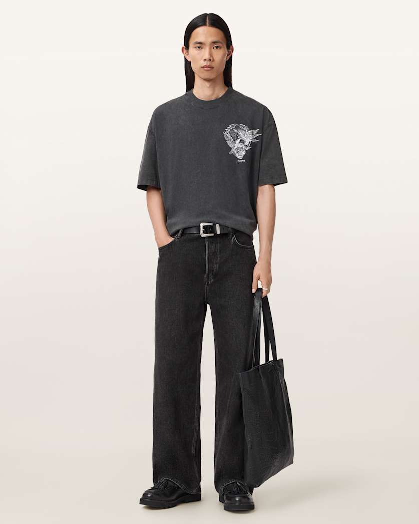 Mysteries Oversized Graphic T-Shirt