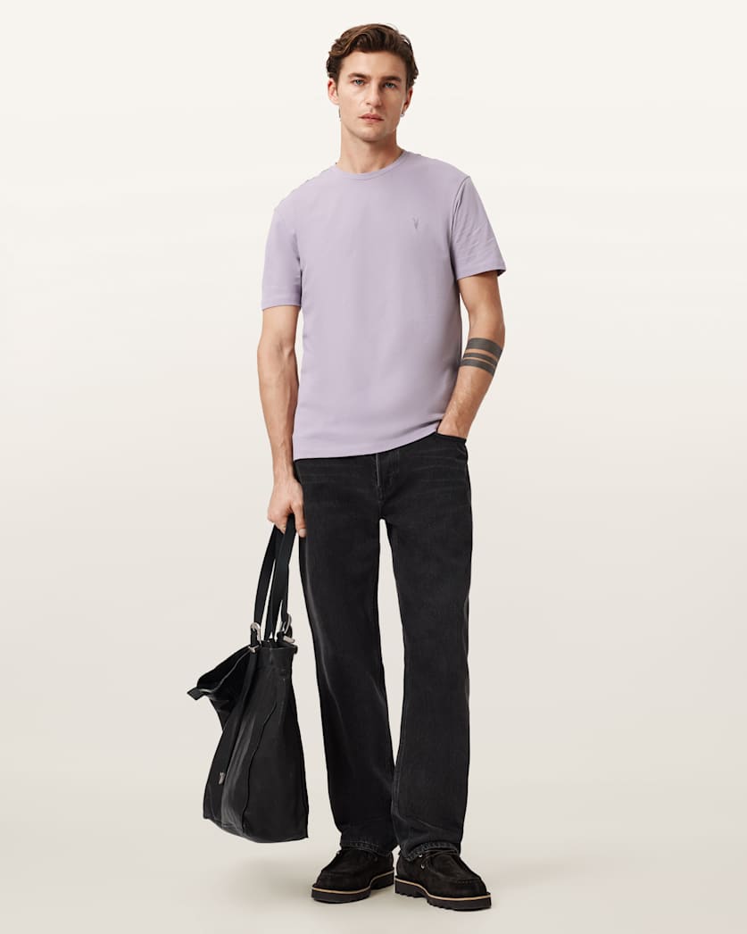 Brace Brushed Cotton Crew Neck T-Shirt