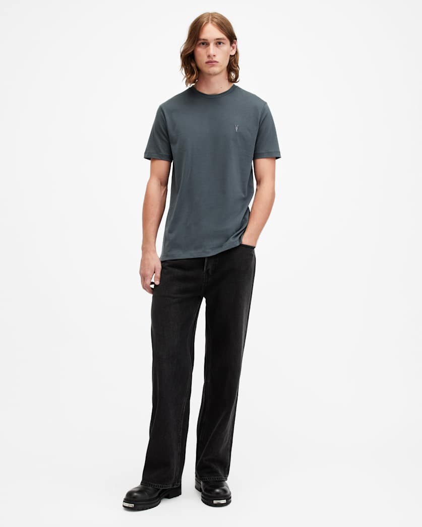 Brace Brushed Cotton Crew Neck T-Shirt