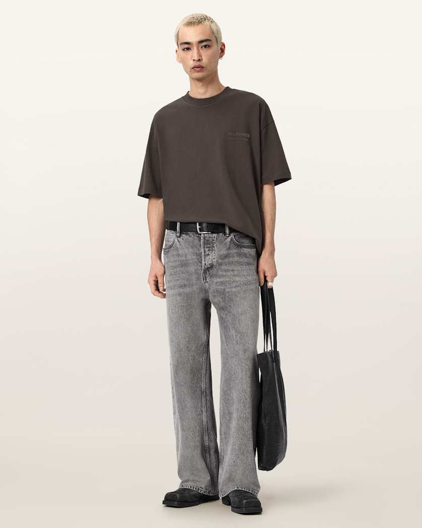 Xander Flocked Logo Oversized T-Shirt