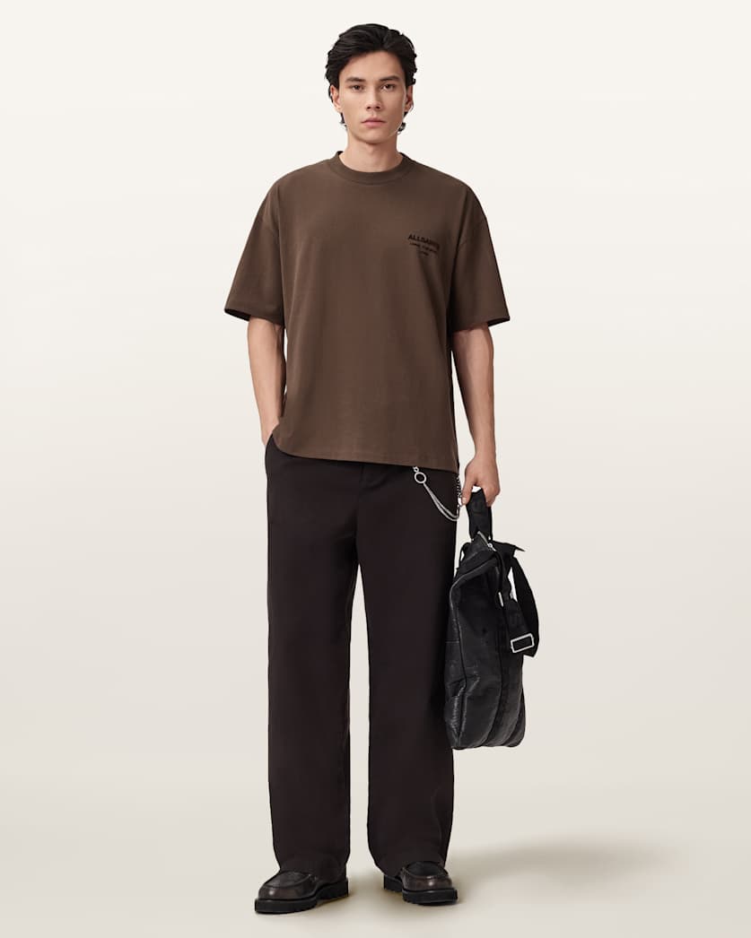 Xander Flocked Logo Oversized T-Shirt