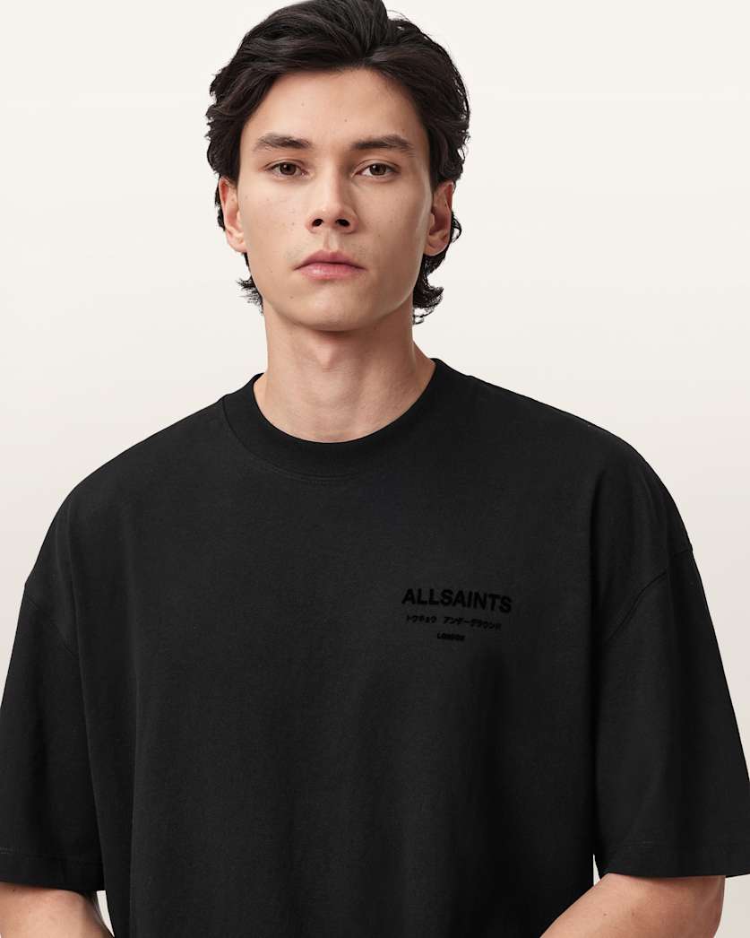 Xander Flocked Logo Oversized T-Shirt