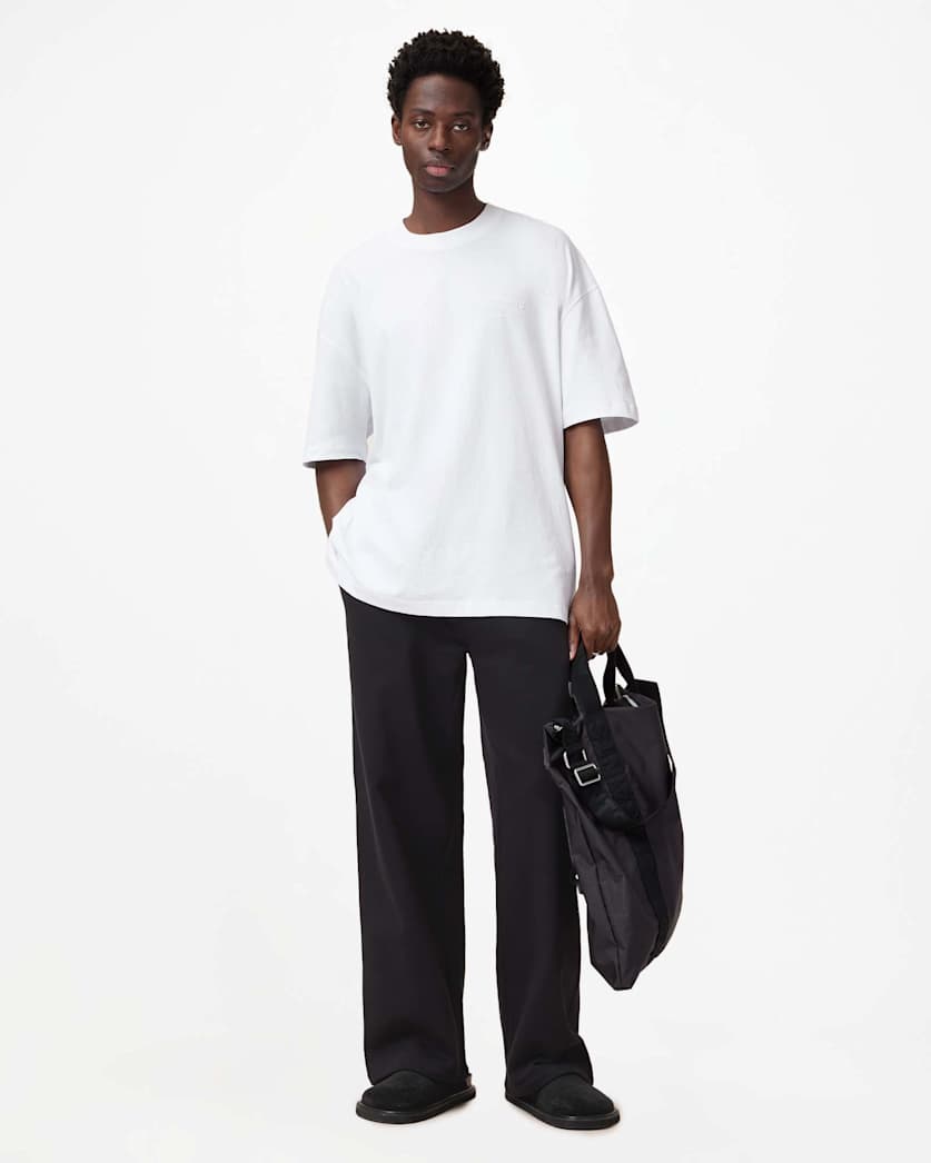 Xander Flocked Logo Oversized T-Shirt