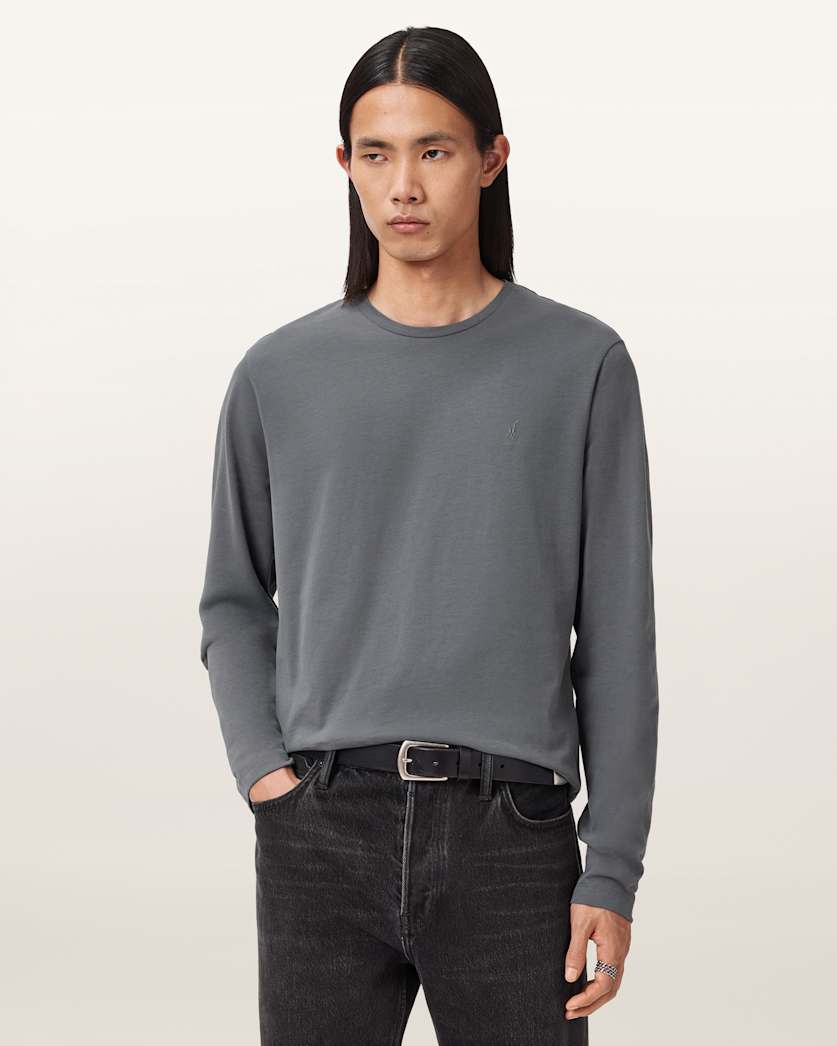 Brace Brushed Cotton Long Sleeve T-Shirt