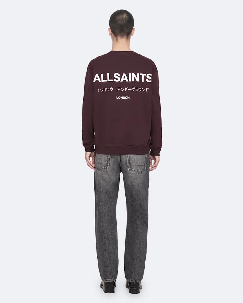 Underground Relaxed Fit Crew Neck Sweatshirt
