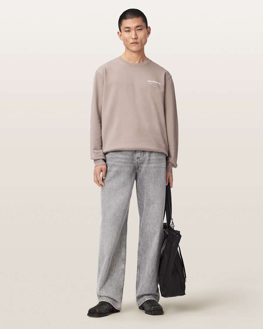 Underground Relaxed Fit Crew Neck Sweatshirt