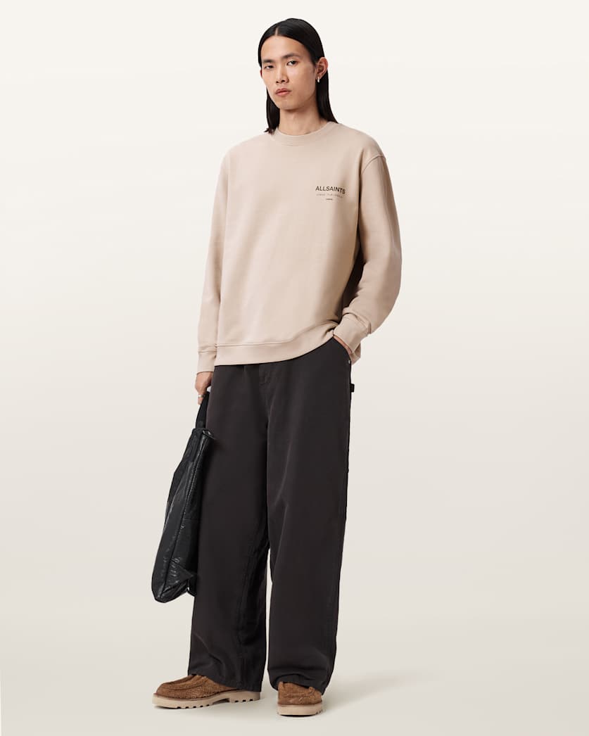 Underground Relaxed Fit Crew Neck Sweatshirt