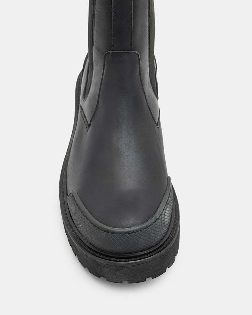 Matrix Leather Work Chelsea Boots