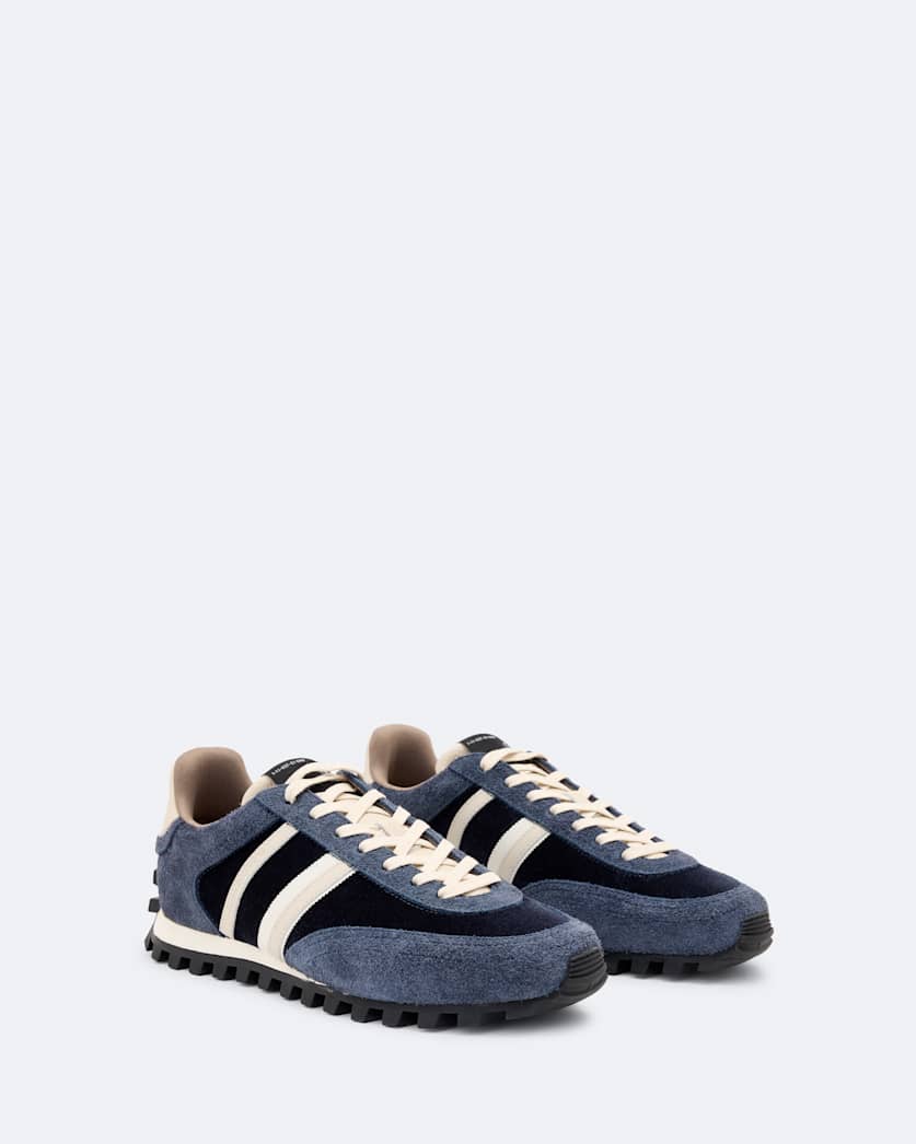 Robin Nylon And Suede Runner Trainers